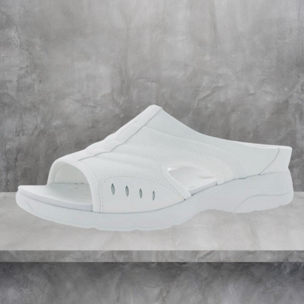 Easy Spirit White Slip On Sandals 7WW Traciee2